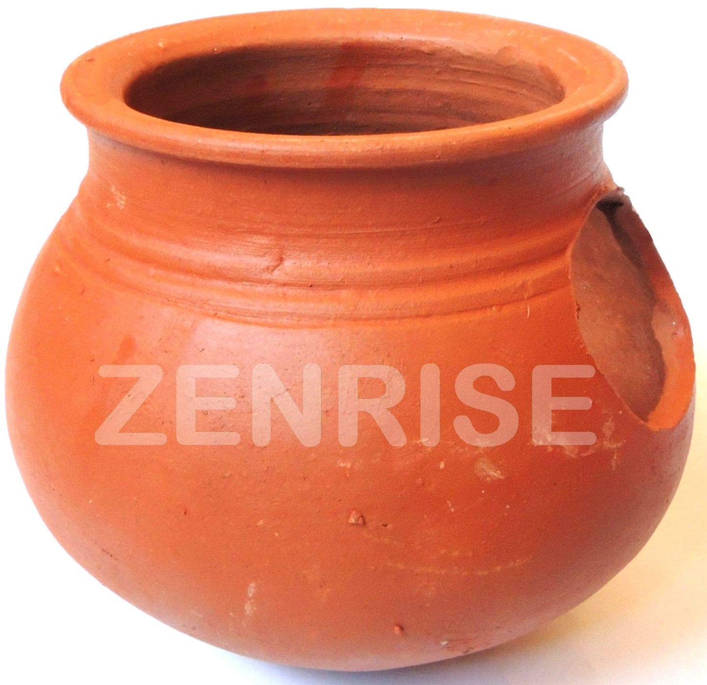 ZENRISE® Budgies Love Birds டெரகோட்டா மண்பாண்ட மண் மாட்கி பாட் பேர்ட் ஹவுஸ் (இந்திய களிமண், பழுப்பு, 15 செ.மீ.)