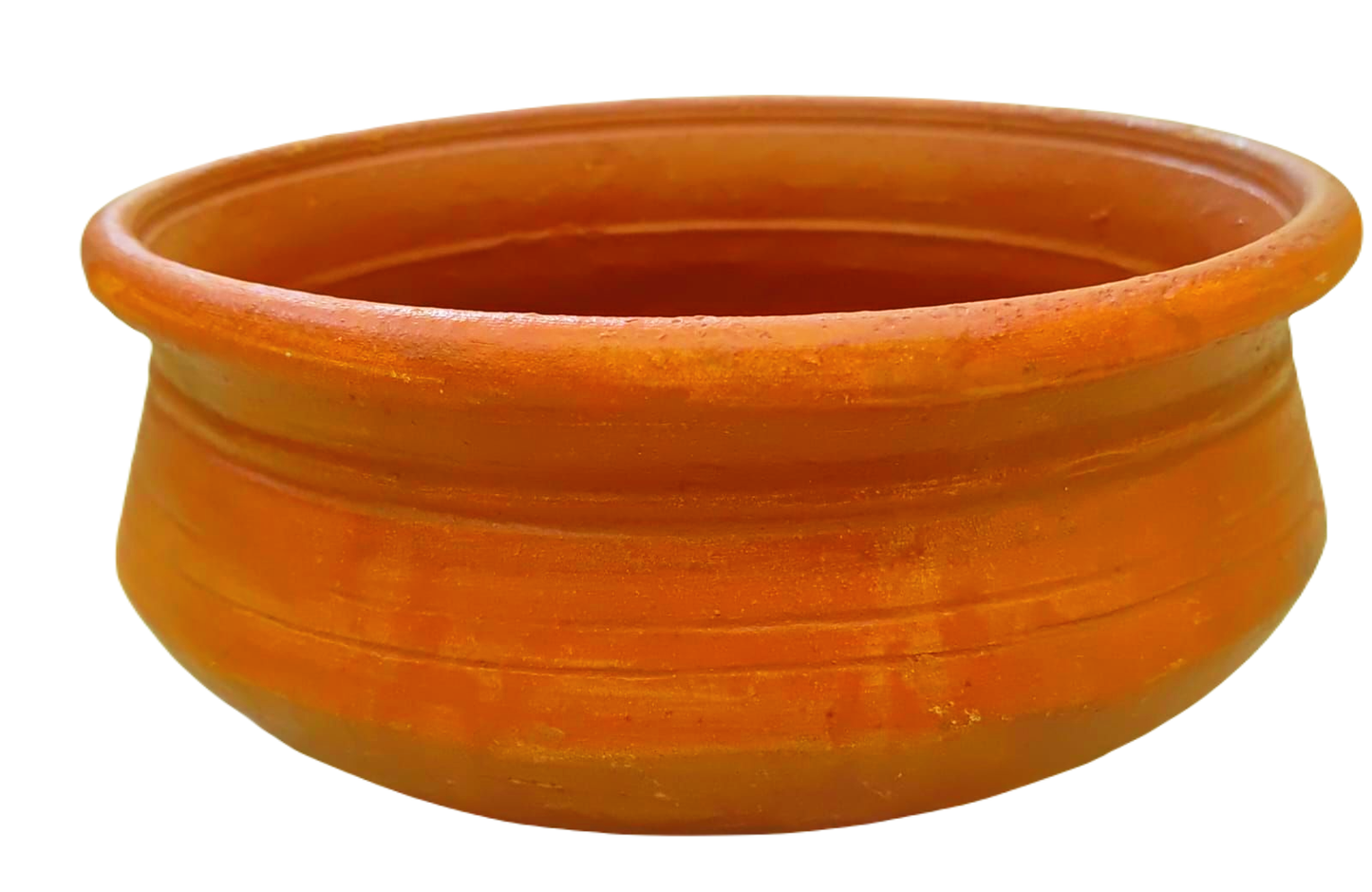 ZENRISE Clay Pot for Cooking Healthy, Sambar, Fish Curry, Meen chatti, Matki Handi, Brown, 1.75 litres