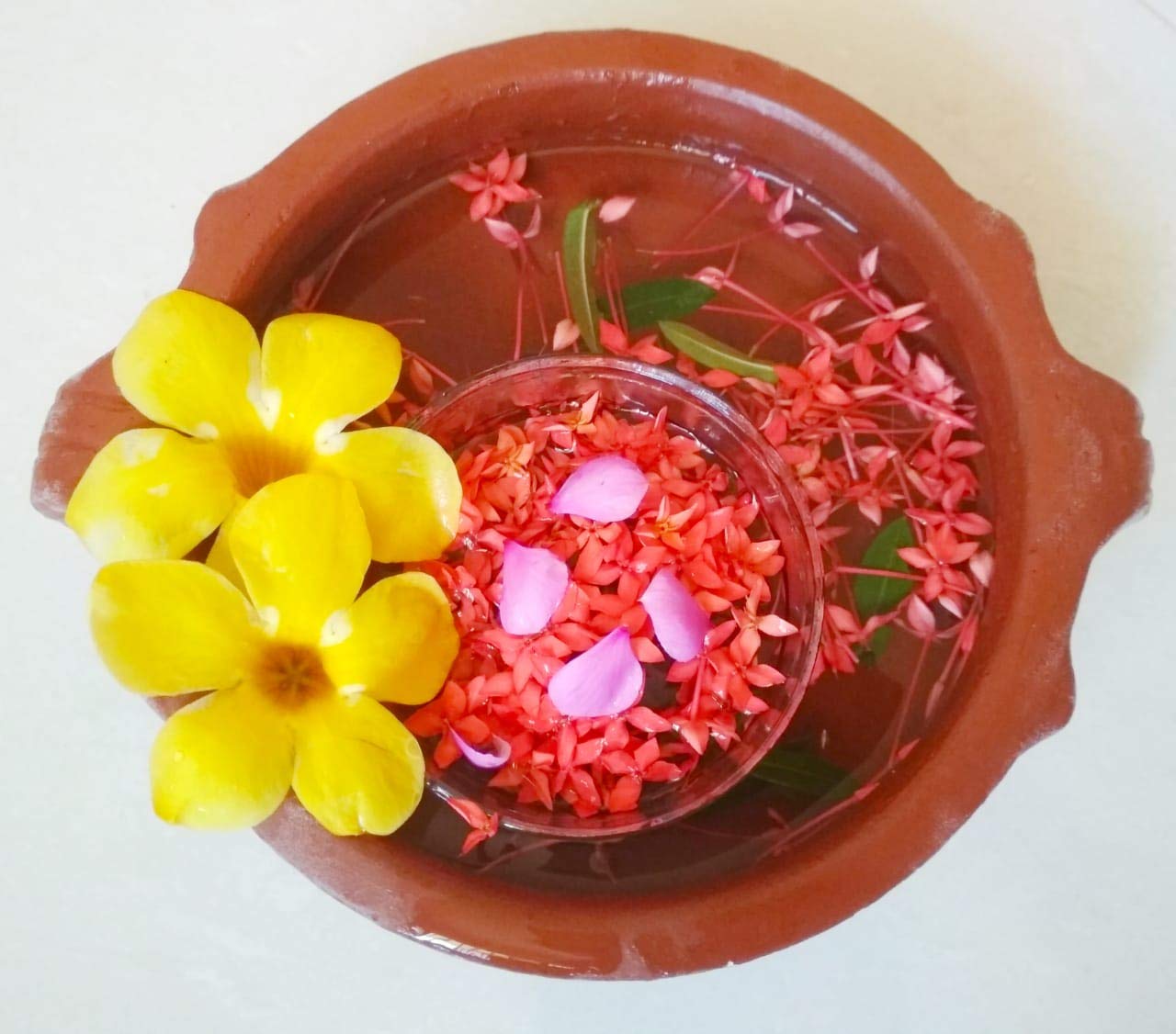 ZENRISE Terracotta Clay Bowl for Serving biryani, mud Pot Tableware ecofriendly Natural kitchenware (Brown)
